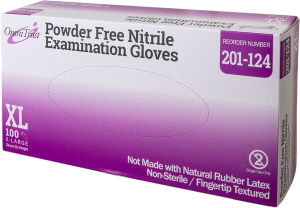 KB513963-L NITRILE OMNITRUST EXAM GLOVE LARGE 100/BOX